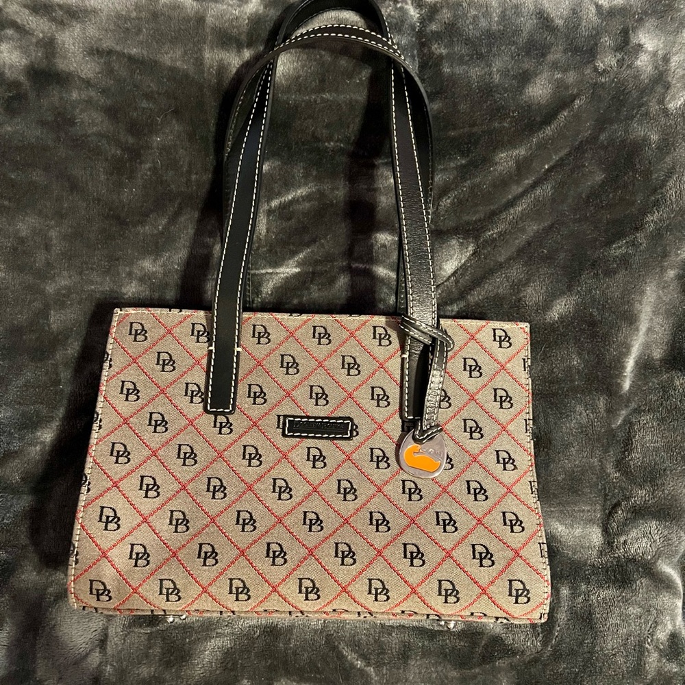 Dooney & Bourke Black and Red Tote.
Medium Size. - Picture 8 of 13